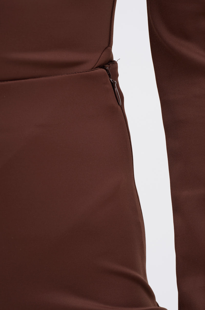 LUX LIFE SEAMLESS LEGGING IN BROWN