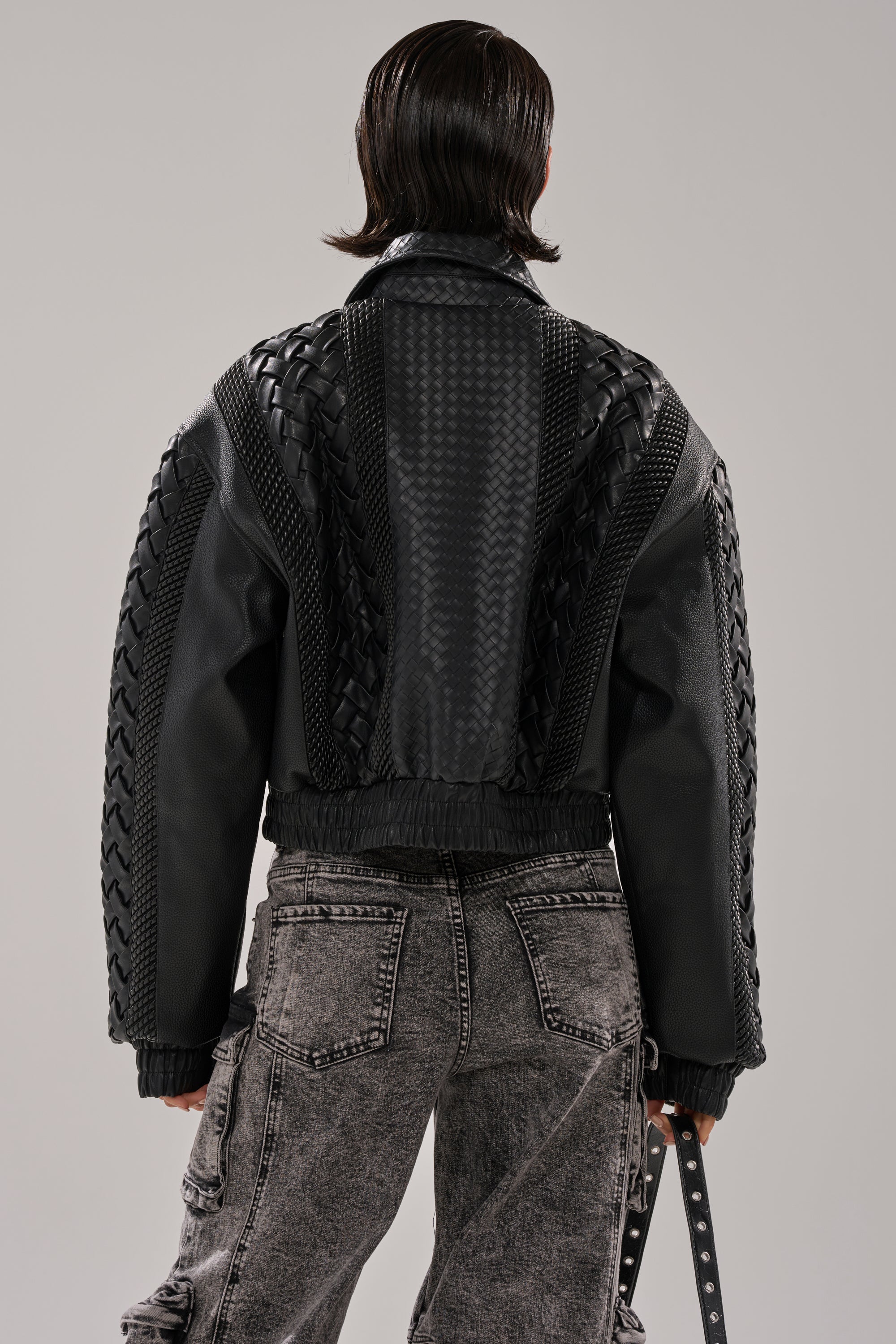 KEEP IT LOWKEY PATCHWORK BOMBER