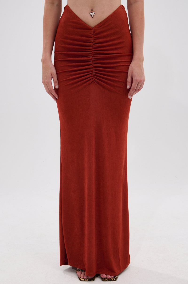 ON MY MIND SLINKY MAXI SKIRT