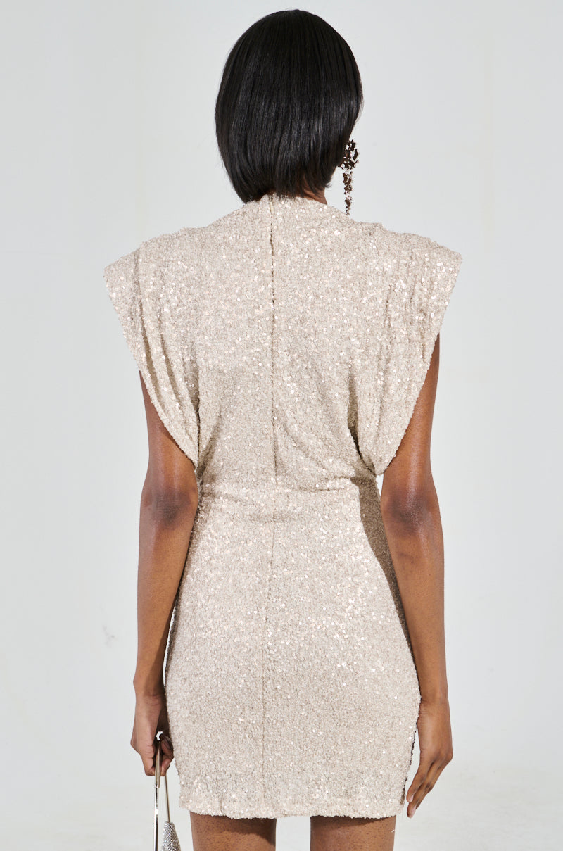 SPARKLING QUEEN MINI DRESS