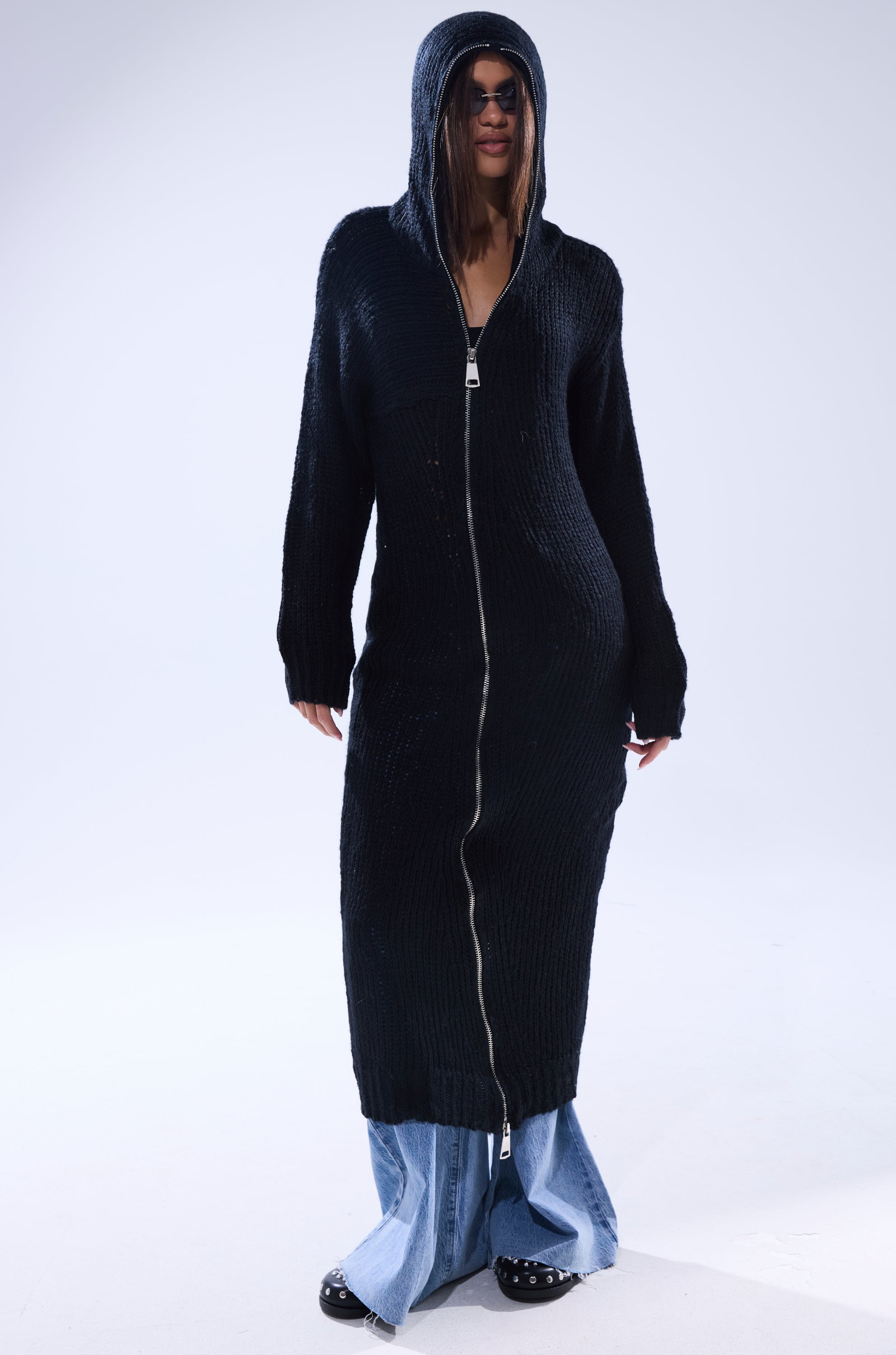 COZIEST GIRLY ZIP UP SWEATER