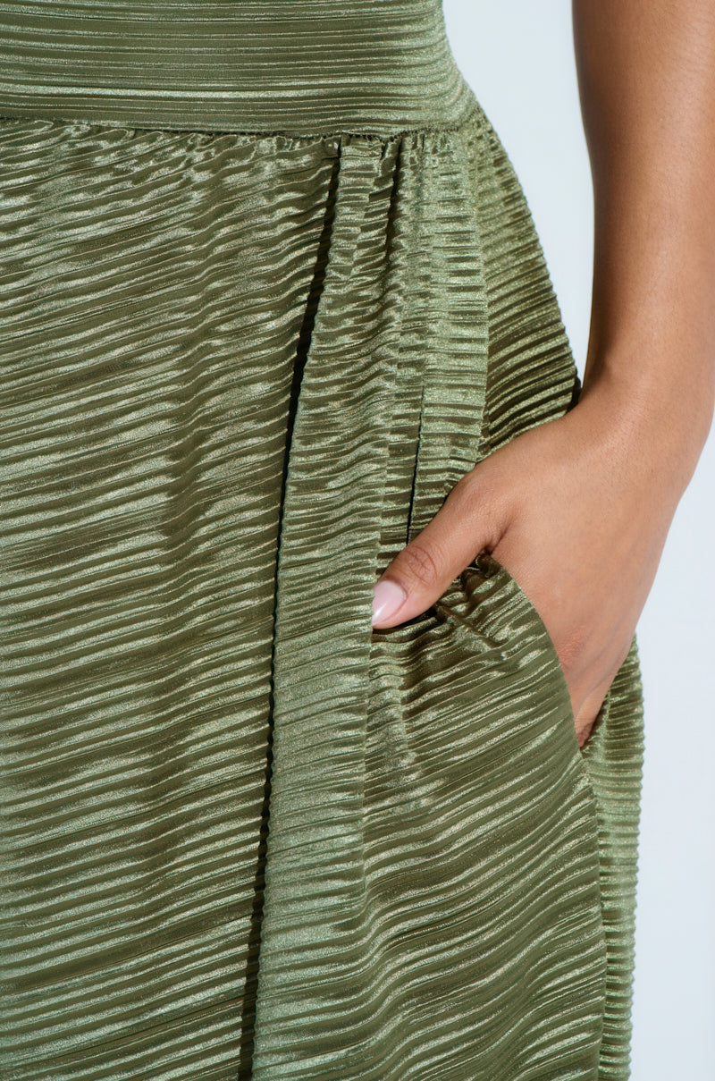 CROIX DROP CROTCH PLISSE PANT