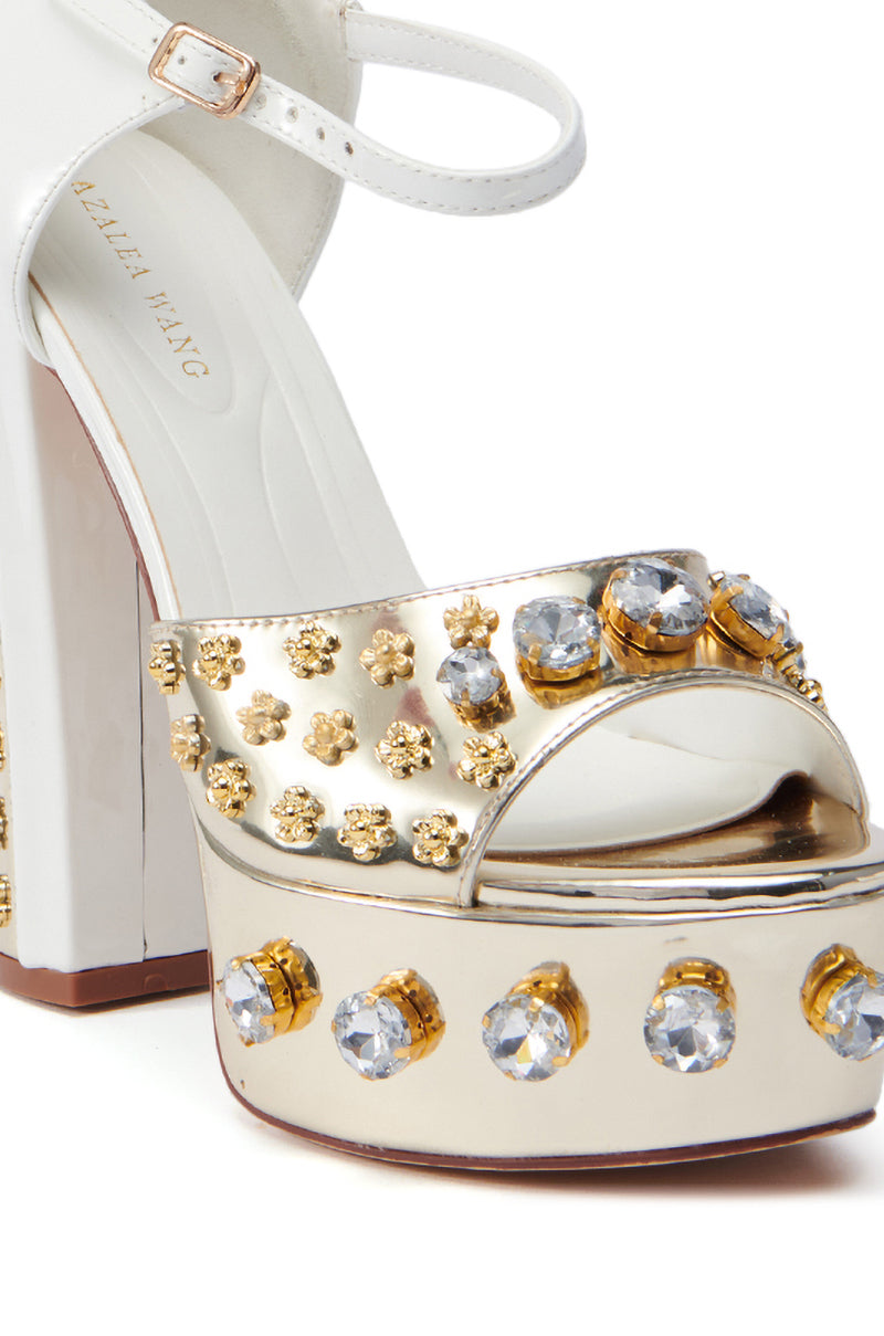 AZALEA WANG URSINA WHITE SANDAL