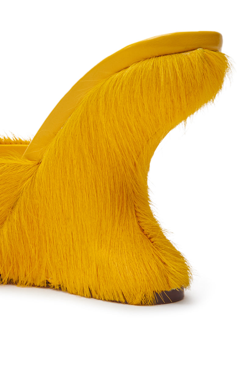 AZALEA WANG VASA MUSTARD OPEN TOE SANDAL