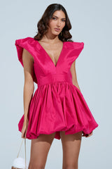 ONCE UPON A DREAM WOVEN MINI DRESS