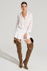 LOSE CONTROL MESH MINI DRESS