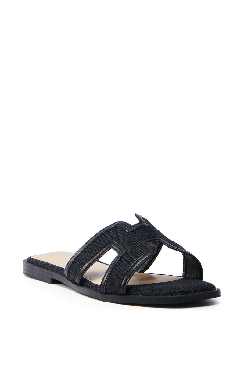 AKIRA VITTORIA BLACK SANDAL