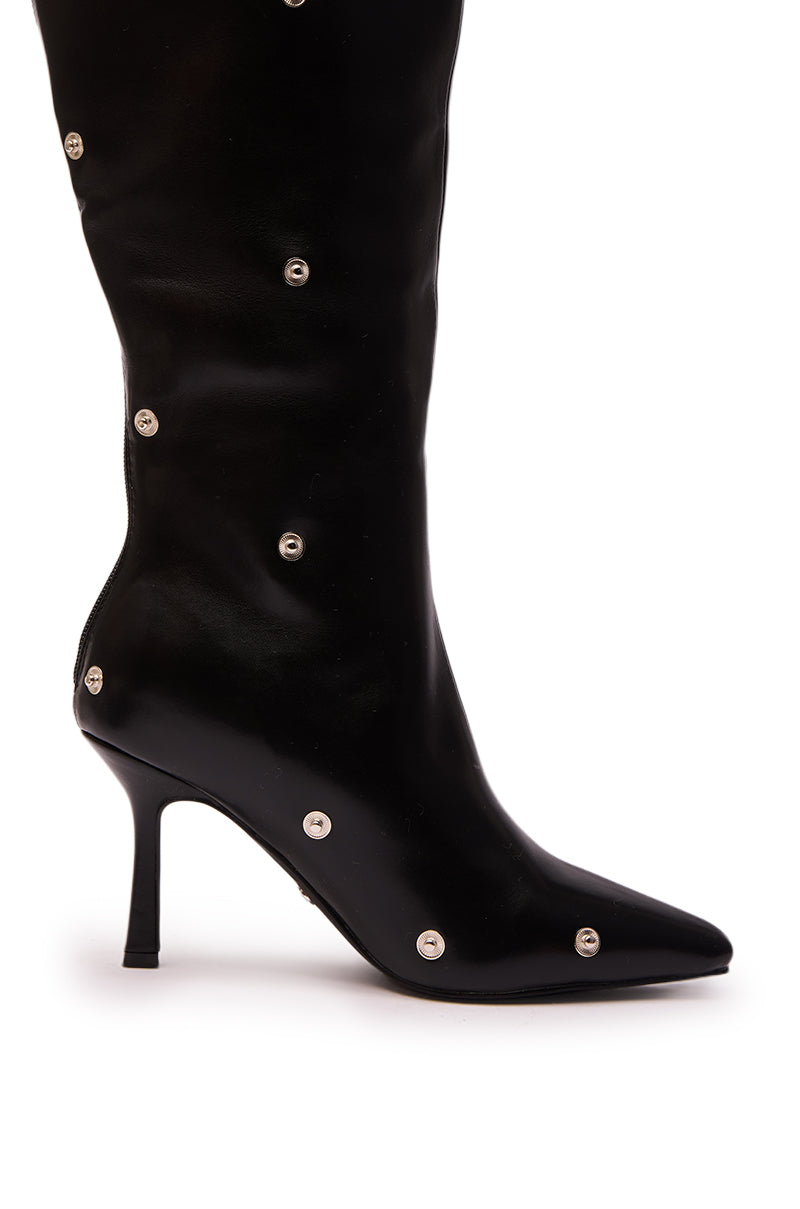 AZALEA WANG VULTURE BLACK SHERPA LINED BOOT