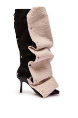 AZALEA WANG VULTURE BLACK SHERPA LINED BOOT