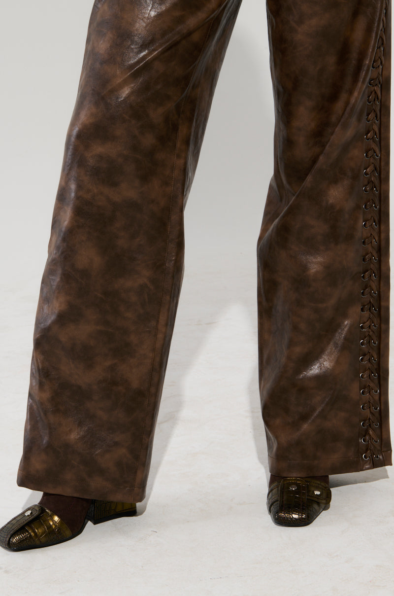 UP TO IT LACE UP TROUSERS