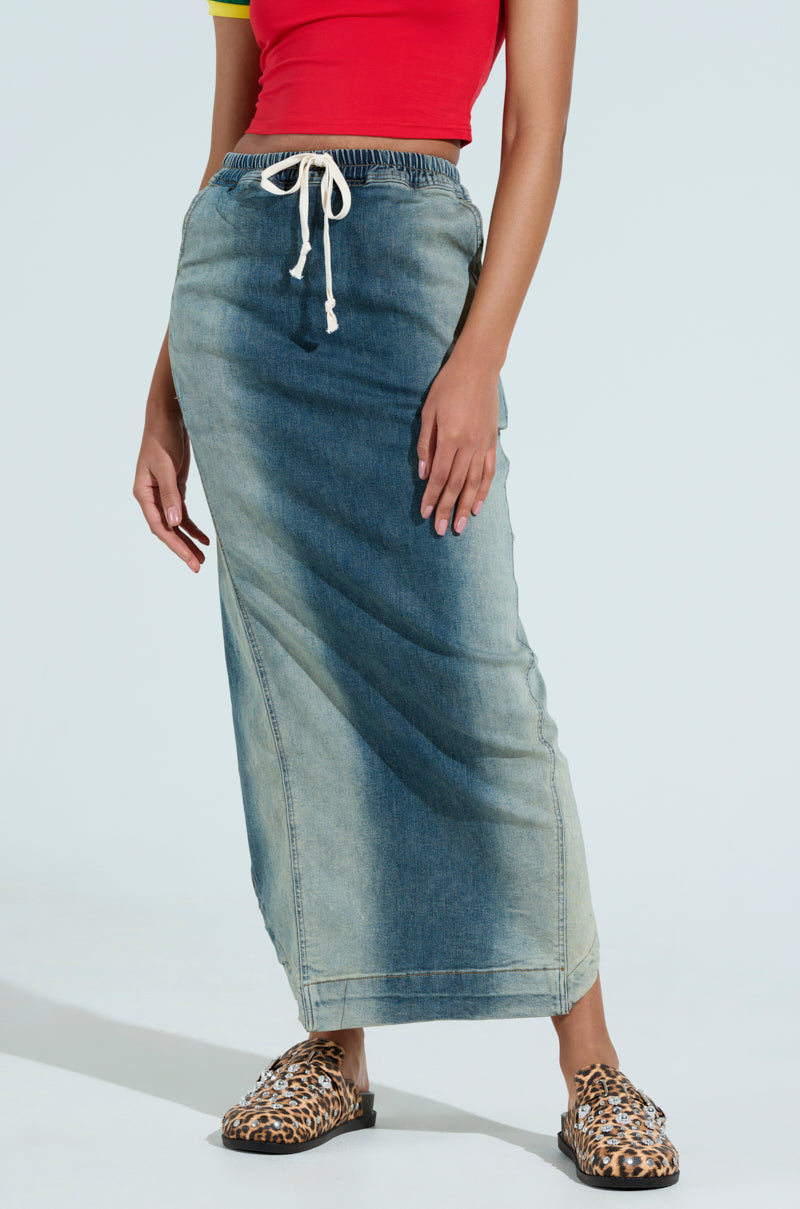SIDE THOUGHTS MAXI SKIRT
