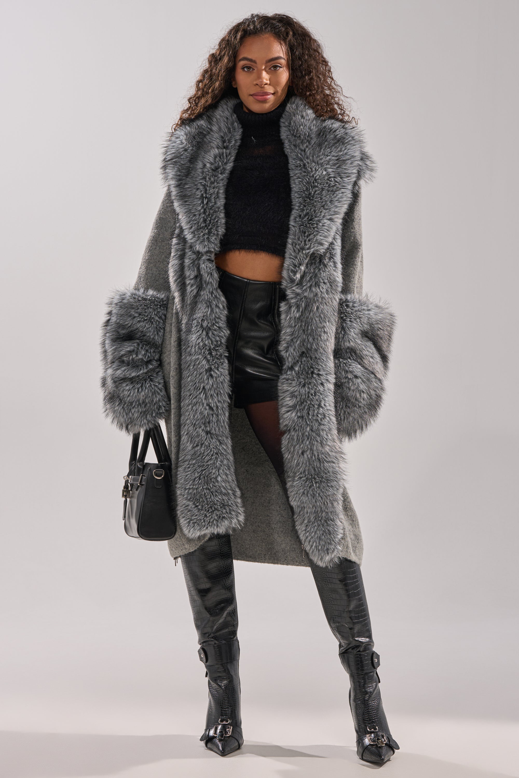 RICH FLEX LONG CARDIGAN