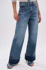 JORDAN WIDE LEG DENIM
