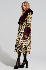 ZAHIRA FAUX FUR TRENCH
