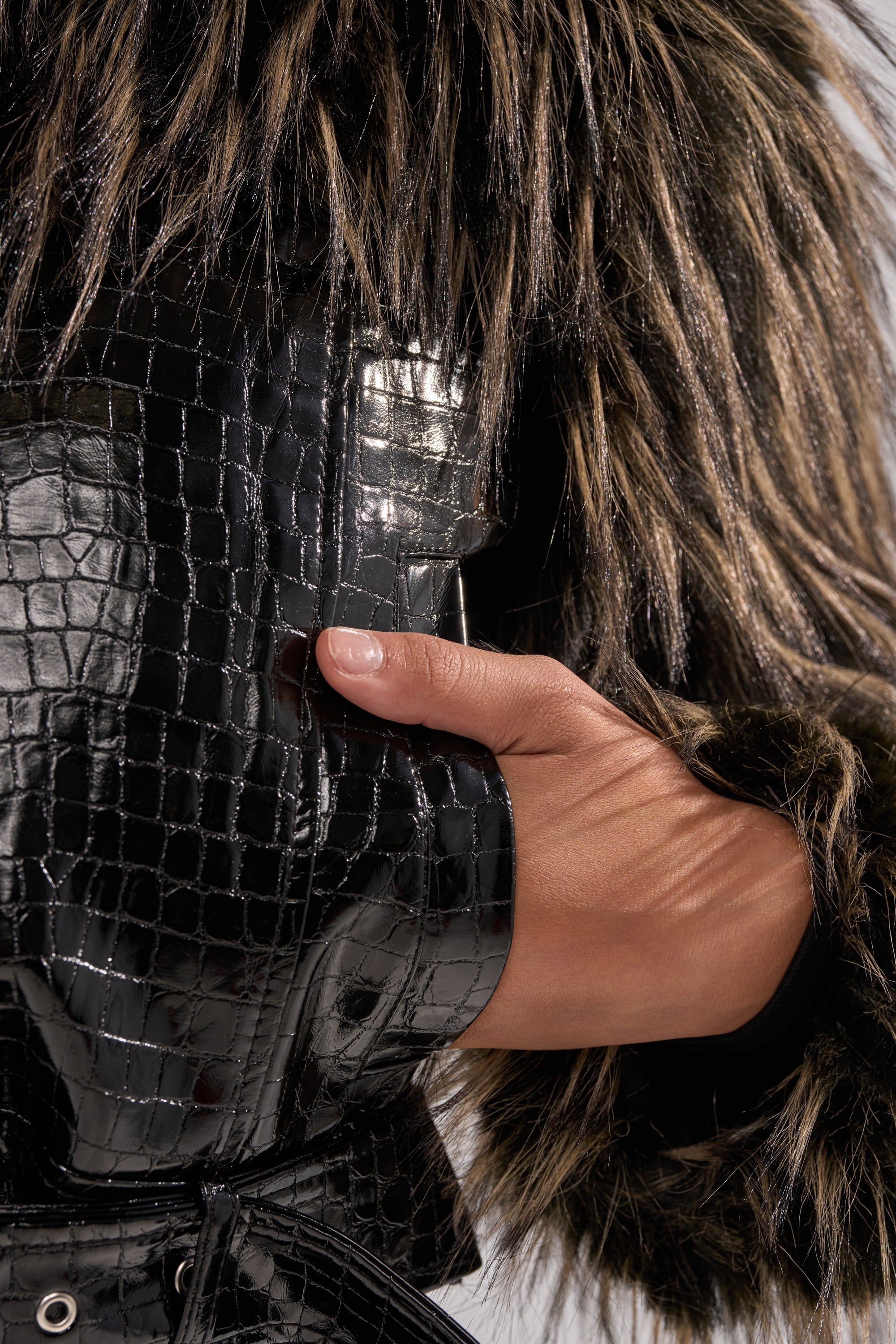 LIGHT IT UP FUR TRIM MOTO