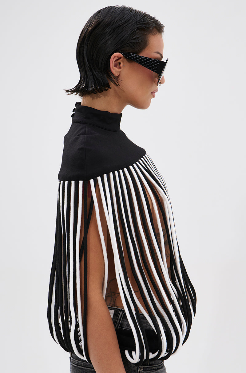 POWER TRIP FRINGE BLOUSE