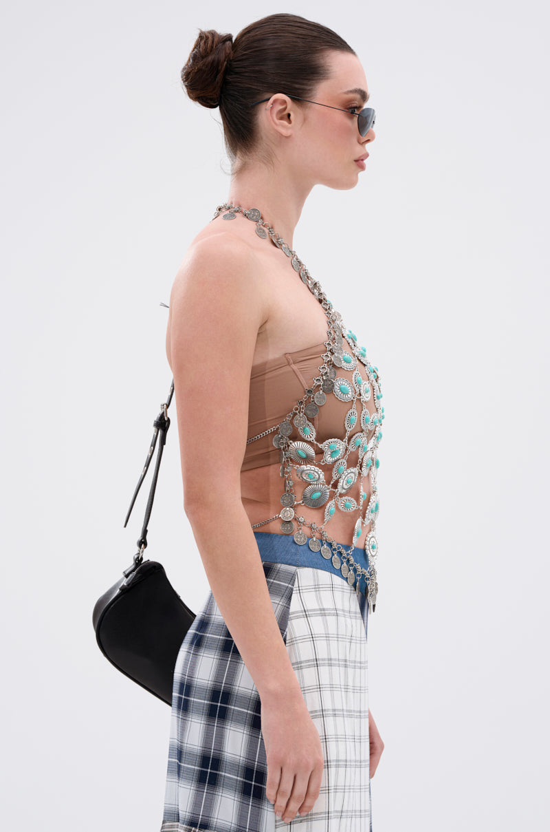 HIGH END RODEO TURQUOISE STONE TOP