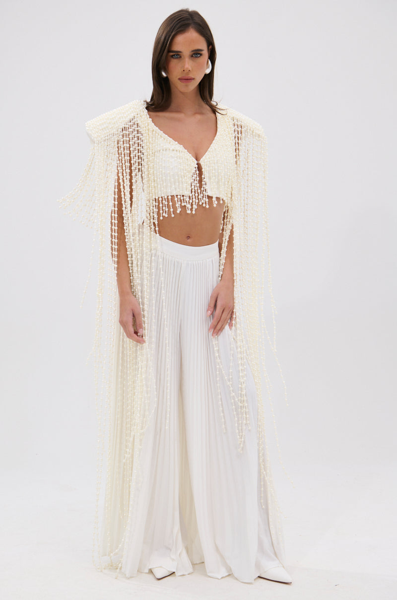 PEARL HEAVEN BEADED TOP