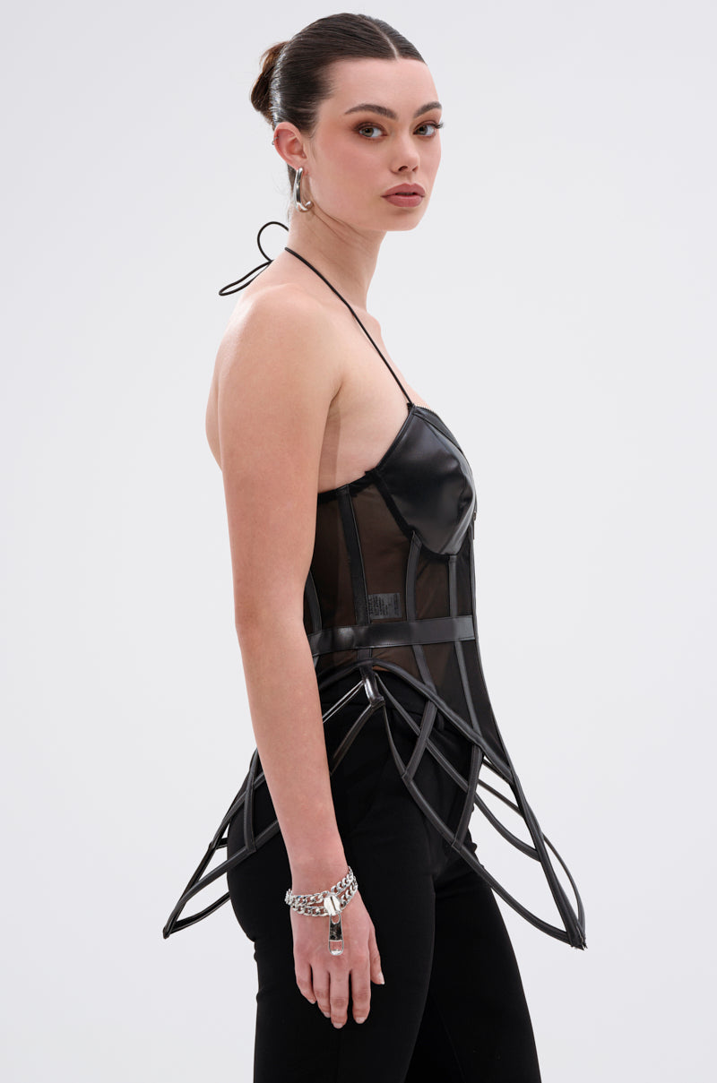 ALL THE DRAMA CUT OUT CORSET