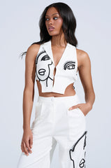 MAYBE NEXT TIME TIE FRONT CORSET