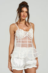 SHOW STOPPER PEPLUM BLOUSE