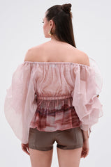 ANYWHERE BUT HERE BLOUSE