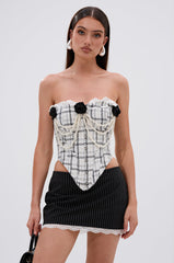 HEAVEN SENT TWEED CORSET