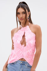 FEATHER QUEEN BLOUSE