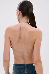 MASTERPIECE OPEN BACK HALTER TOP