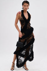 MOMENTS IN TIME CROCHET MAXI DRESS