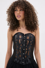 TAYLOR MESH CORSET TOP