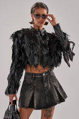 AVANT GARDE LASER CUT BOMBER