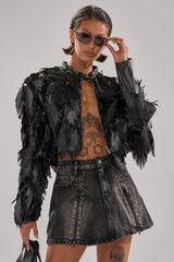 AVANT GARDE LASER CUT BOMBER