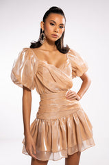 A DREAM WILL DO SHINE MINI DRESS