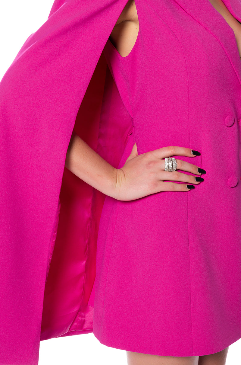 A LA MODE MINI BLAZER DRESS