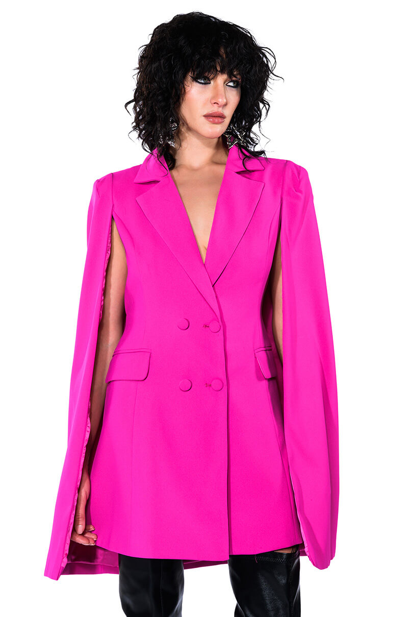 A LA MODE MINI BLAZER DRESS