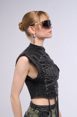 ABLE TO SEE ME STRAPPY TOP