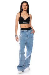 ADIDAS LOGO BRALETTE