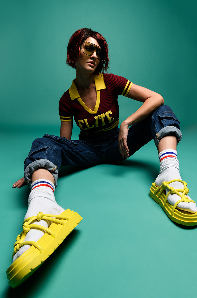 AGGIE HIGH RISE DENIM CARGO PANTS