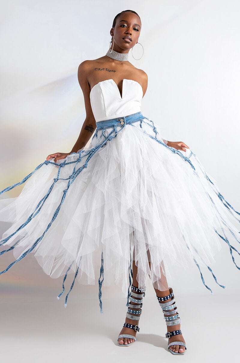 ALICIA DENIM MAXI SKIRT