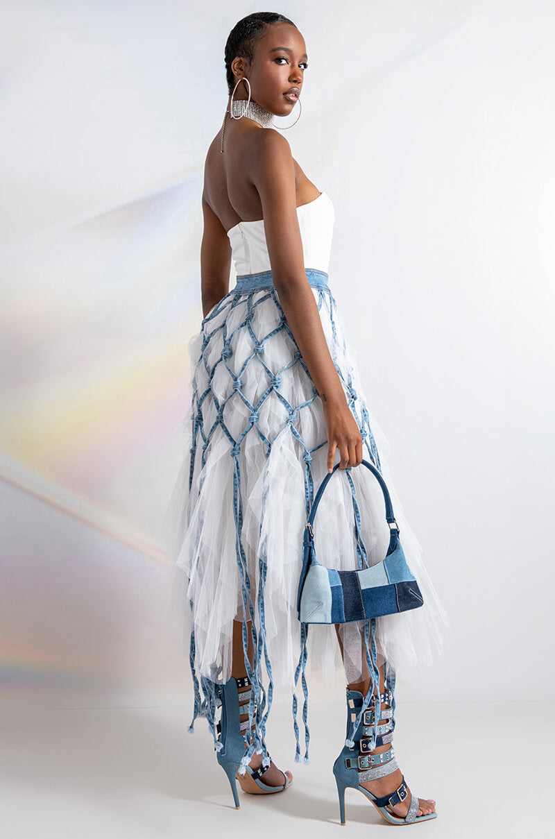 ALICIA DENIM MAXI SKIRT