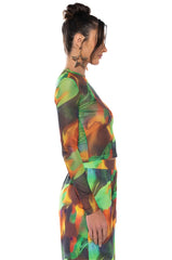 ALL NATURAL MESH LONG SLEEVE