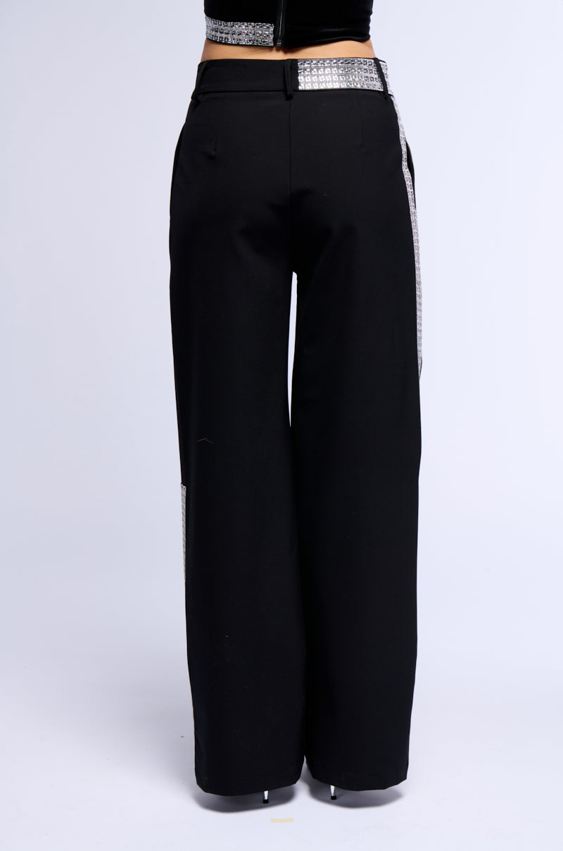 ALL NIGHT DREAM WOVEN WIDE LEG TROUSER