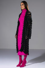 ALL NIGHTER OPEN KNIT CARDIGAN