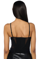 ALL OF THE LIGHTS STRETCHY SQUARE NECK CORSET