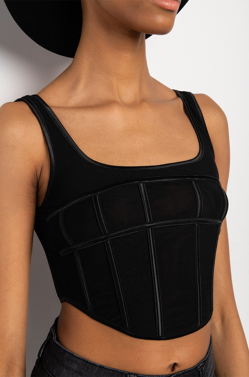 ALL ON ME CORSET TOP