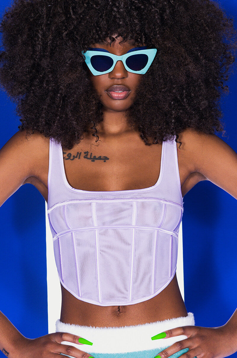 ALL ON ME CORSET TOP