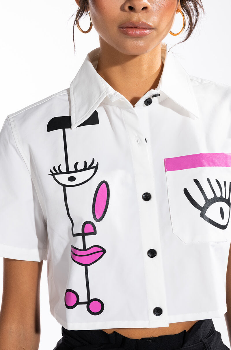 ALL THE ATTITUDE POPLIN SHIRT