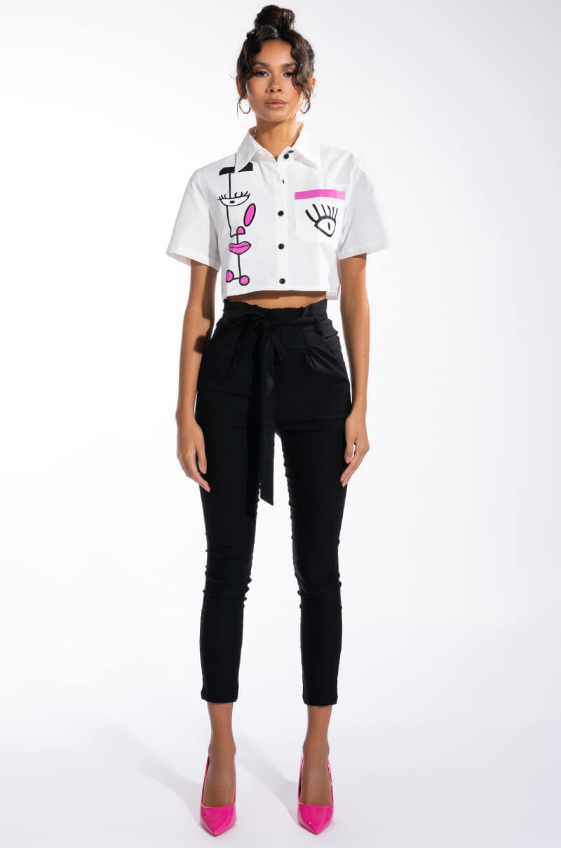 ALL THE ATTITUDE POPLIN SHIRT