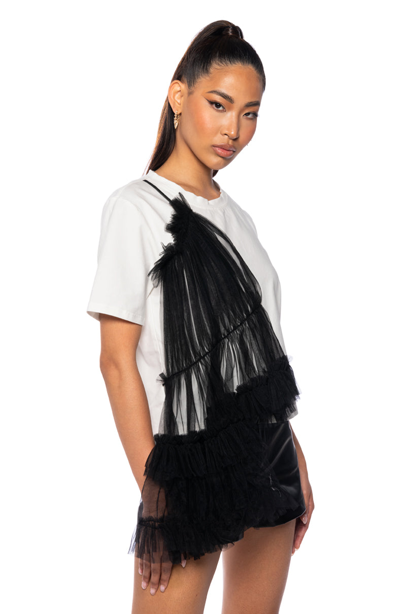 ALL THE DRAMA TULLE TSHIRT